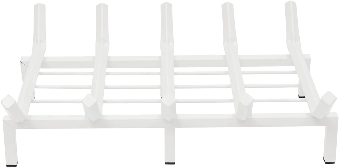 Fireplace Grate, 17 Inch Firewood Log Holder Rack, Heavy Duty Fireplace Log Holder, Fire Wood Stove Grates for Indoor Outdoor Camping Fireplace Accessories Tools(White)