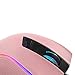 immagine 4Mars Gaming MM218 - Mouse ottico per PC 10000 DPI, illuminazione RGB, edizione PINK