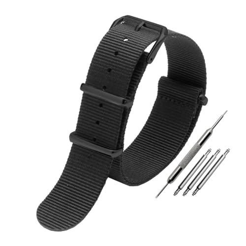 WUWMTUTCK Correa de reloj de lona de nailon universal for DW Fit for Briston Fit for Rolex 18 mm 20 mm 22 mm Negro Rojo Verde Caqui Azul Deportes Hombres y mujeres Correa de reloj(Black-B pin,20mm) WUWMTUTCK Correa de reloj de lona de nailon universal for DW Fit for Briston Fit for Rolex 18 mm 20 mm 22 mm Negro Rojo Verde Caqui Azul Deportes Hombres y mujeres Correa de reloj(Black-B pin,20mm)
