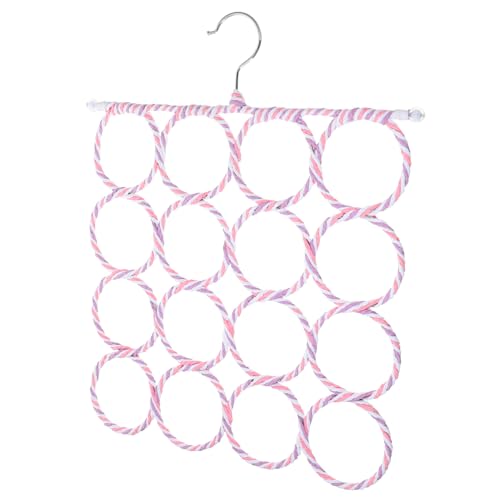 MUELODSIC Cintre à Foulards Pliable Organisateur pour Liens Ceintures Et Accessoires Support De Rangement Peu Encombrant pour Garde-Robe