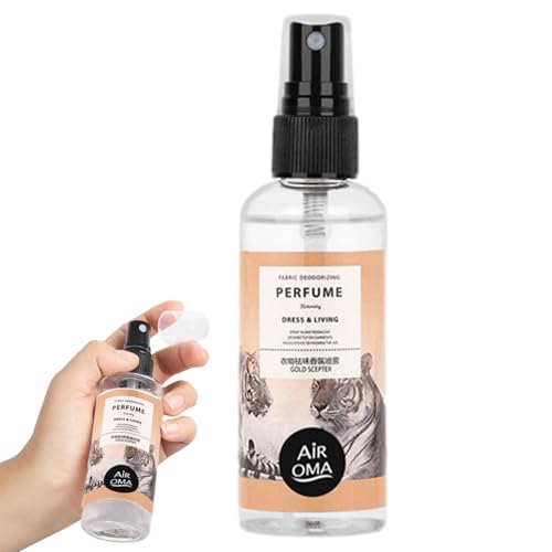 Spray ambientador para ropa, eliminador de olores, spray desodorante para ropa, spray para tejidos 100 ml | para tejidos naturales, perfumando para la ropa, eliminador