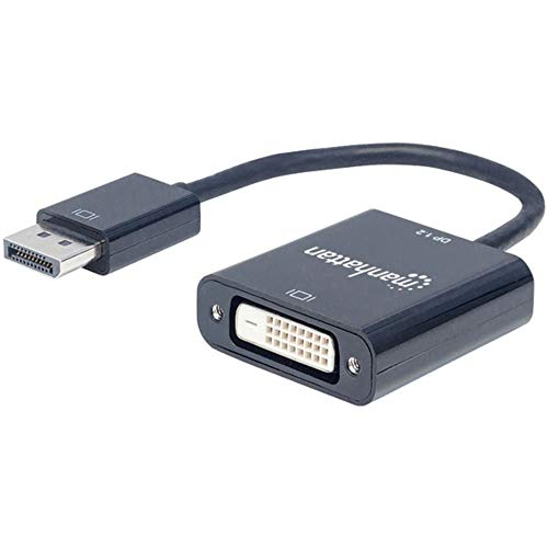 Manhattan 152228 adaptador de cable DisplayPort DVI-D Negro conector M F