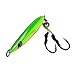 Flat Fall Jigs Slow Vertical Irons Fast Ocean Lures w/ MUSTAD Hooks & OWNER Rings | Military Grade Kevlar Assist Cord | 9 Colors & 5 Weights | Unmatched Strength | Optimal Coloring | USA Owned