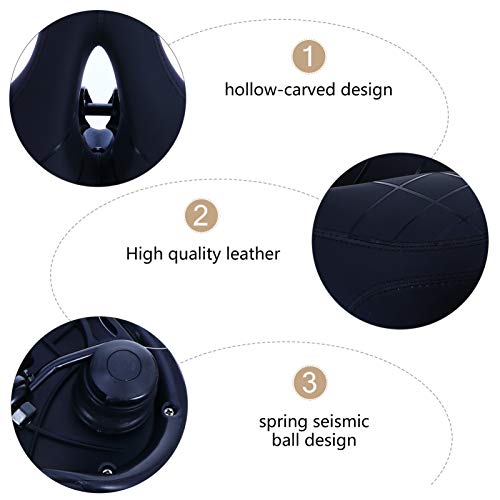 BESPORTBLE Assento da Bicicleta Confortável Couro PU Grande Largura de Assento Da Bicicleta Da Espum