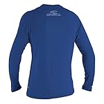 O'Neill Men’s Basic Skins Long Sleeve Sun Shirt, UPF 50+ Sun and Rash Protection for Surfing and All Outdoor Activities, Pacific, Large - Image 2