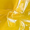 ONEART Yellow Transparent Vinyl Fabric 91 x 135 cm, Multi-Purpose Clear Waterproof TPU Fabric Sold by the Metre for Sewing Crafts and Home Decor #3