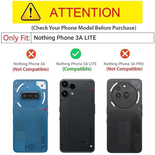 Image of Kapa Double Dip Full 360 Protection Back Case Cover for Nothing Phone 3A LITE (Silver)
