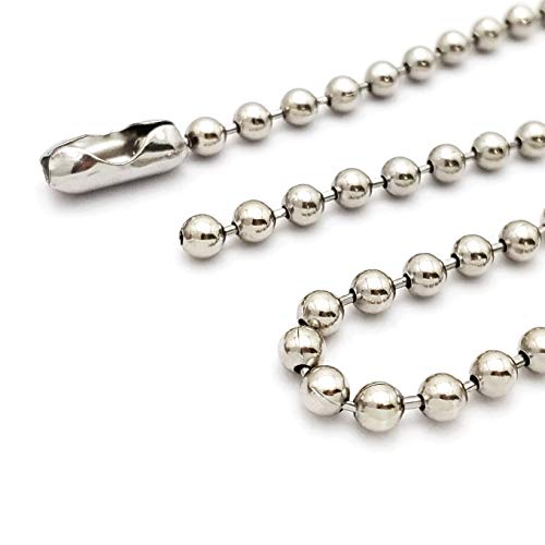 image for SBC Ball Chain Connectors #10 – 20 Pack, Fits 4.5mm Bead Chains, Sta