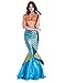 Produktbild Feynman Meerjungfrau Kostüm Damen Trägerkleid Glitzer Abendkleider für Party Halloween Karneval