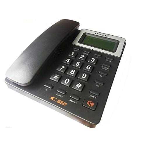 Venja Orientel KX-T1588CID FSK/DTMF Caller Id Compatible Phone - Black