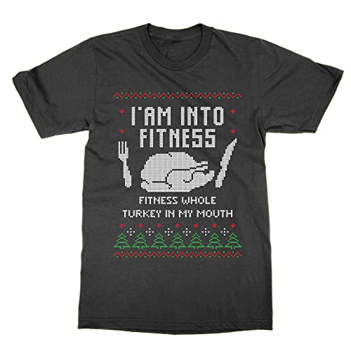 Pull de Noël cadeau original pour sportif vêtement humour dinde L