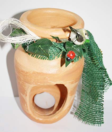 Preisvergleich Produktbild dekofine Windlicht - Tischlicht Amphore