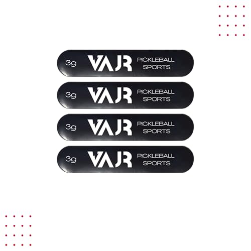 Image of Pickleball Lead Tape | Pre-Weighted 3gram Each | Pack of 4 | VAJR Pickleball sports Brand | Precisely Customize Your Paddle Weight | Raise Your Game by customizing Paddle Weight.