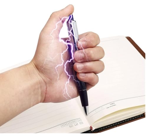Image of Youth & Kid Shocking Pen & Choco Combo Electric Shock Toy Gift Joke Prank Trick Fun Wonderful Prank Safe Harmless Best For Gifting Prank Joke Toy Combo, Multicolor