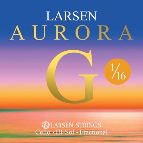 LARSEN STRINGS Aurora Cordes pour violoncelle medium G 1/16 Medium