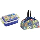 【2点セット 【日本製】】 スケーター(Skater) 子供用 お弁当箱 1段 450ml ふわっと盛れるドーム型 抗菌 スプラトゥーン 3 RBF3ANAG + 巾着袋 マチ付き スプラトゥーン 3 KB7