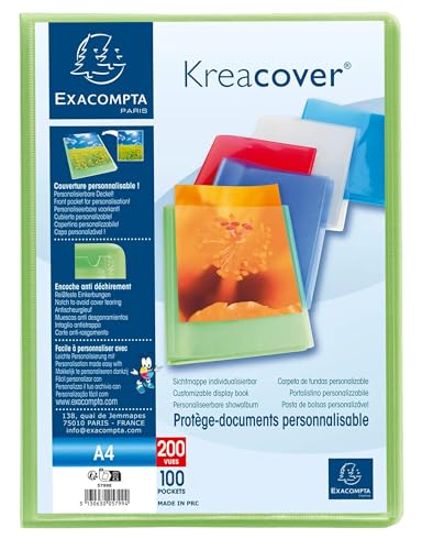 Protège-documents haut de gamme Kreacover Chromaline avec couverture semi-rigide