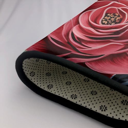 Tapis antidérapant lavable pour sol glissant en peluche douce