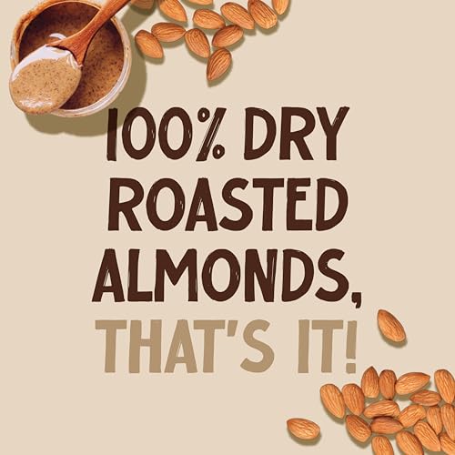 Image of The Butternut Co. Natural Almond Butter (Crunchy) 200g | Unsweetened | 24g Protein | No Added Sugar | 100% Almonds | No Salt | Pure Almond Butter | Gluten Free | Vegan | Keto