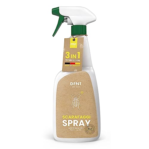 Blatte disinfestazione casa 500ml - Scarafaggi disinfestazione casa interno ed esterno - Insetticida scarafaggi pronto all'uso - Prodotto anti blatte