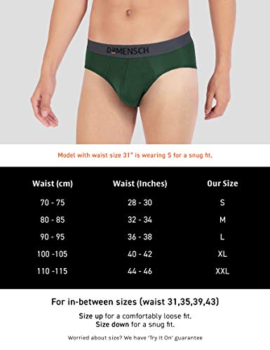 Image of DAMENSCH Men's Regular Fit Solid Brief
