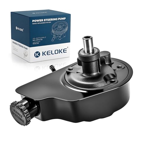 KELOKE Power Steering Pump, with Reservoir, Compatible with 1996-2017 Chevrolet & GMC & Cadillac & AM General & Hummer- Silverado 1500 Classic, Silverado 2500, Suburban 3500 HD, Replace# 208739 by keloke - Used condition - US$24.23