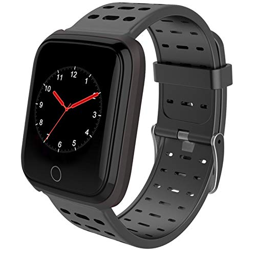 Fitness Tracker HR, Activity Tracker Watch with Heart Rate Monitor, SmartWatch with Step Counter,Pedometer Fit Watch for Women Men Kids (Black)