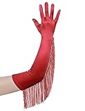 Größe: 50 cm lang von der Fingerspitze bis zum Ende der Handschuhe; Kaliber: 10 cm; Gewicht: 95 g. One Size, etwa elastisch, passt den meisten.