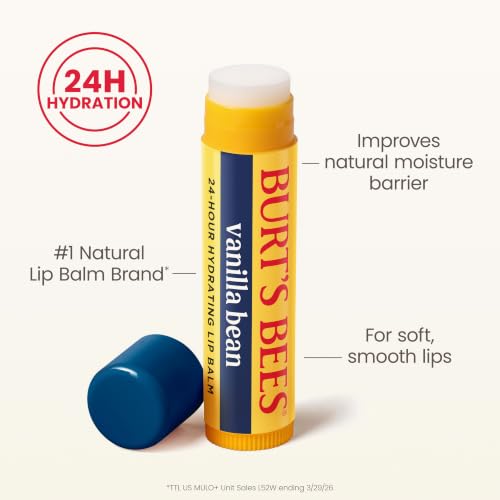 Burt's Bees Lip Balm, Vanilla Bean, 0.15 oz., 2 Tubes - image 5