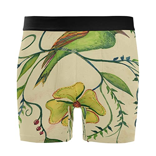 Bóxer para hombre elástico Vnurnrn calzoncillos cómodos para uso diario con estampado floral