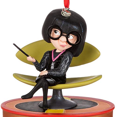 Disney Edna Mode Talking 2016 Sketchbook Christmas Ornament