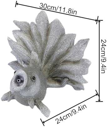Goldfish Pond Spitters - Realistic Weather-Resistant Water Spray Fish Sculpture, Outdoor Ornament for Koi Pond Decor, Perfect for Home Garden Decoration