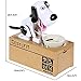 Hungry Dog Piggy Bank, Cute Dogs Steals Coins Like Magic Coin Munching Toy Money Box Birthday Gift for Kids