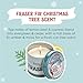 Santa's Naturals Fraser Fir Christmas Candles for Holidays & Gifts, Fresh Cut Tree Scent, Soy & Beeswax Blend, 30+Hour Burn, 9 oz, 2-Pack
