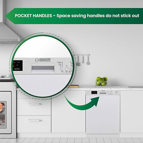 Equator Advanced Appliances 82 Equator 24 In Dishwasher 14 Place+Wine Rack 3.4G Quiet 51 Db 110V E-Star Ada In White thumb #4