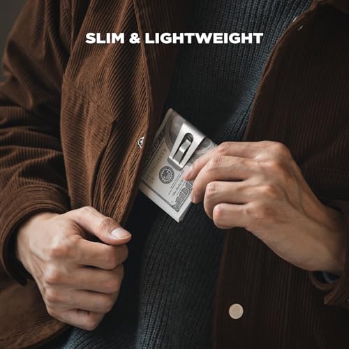 VULKIT Money Clip Stainless Steel Cash Holder EDC Accessories Men's Money Clips4