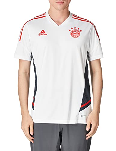FC Bayern München Homme Saison 2022/23 Officiel Maillot, Blanc, M