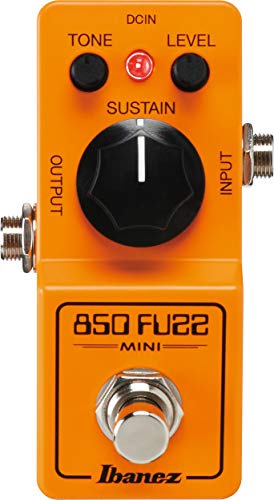 Ibanez FZMINI Fuzz Mini compact effects pedal, Fuzz - Les Beatles, Paul McCartney, John Lennon, RIngo Starr, George Harrison Ibanez FZMINI Fuzz Mini compact effects pedal, Fuzz