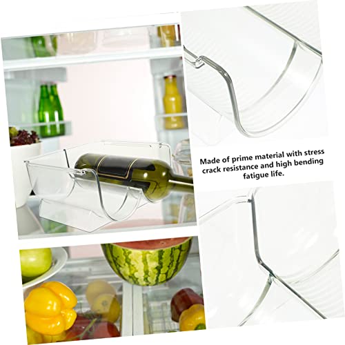 Soporte para botellas apilable de acrílico PRETYZOOM 2 piezas miniatura 4