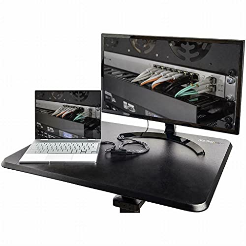 StarTech Bureau Mobile Assis-Debout, One-Touch, Roulettes (STSCART2) – vue 2