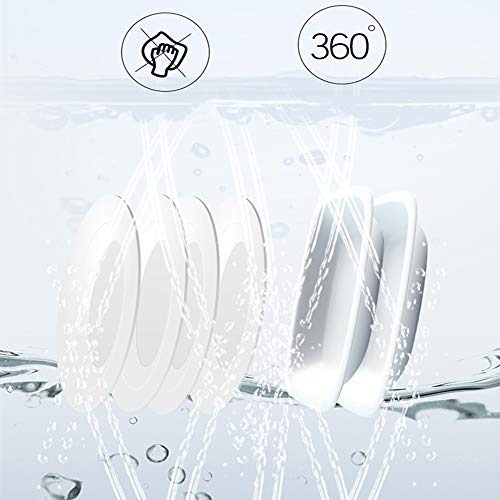 Compact Portable Countertop Dishwasher with 6 Place Setting Rack and Silverware Basket, Turbine Design, for Apartment Office Home Kitchen, 800W