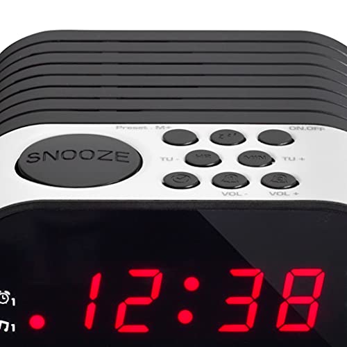 Lenco CR-07 Clock Black,White - radios (Clock, FM