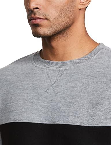 Image of Amazon Brand - Symbol Men Cotton Rich Light Weight Crew Neck Sweatshirt (Regular Fit)
