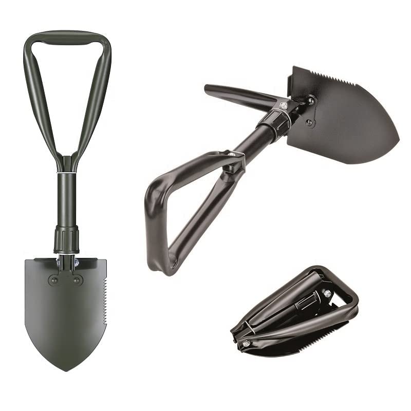 AASONS Small Multi-Function Folding Shovel Camping Garden Shovel Multi-Purpose Car Emergency Tool | Multitool Mini Outdoor Multifunctional Portable Tool Lightweight for Outdoor Hiking with Cover - Image 9 thumbnail