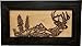 Bellewood Designs Hidden Gun Storage Cabinet with Deer Scene - Wall-Mounted Gun Safe to Securely Store Your Firearm