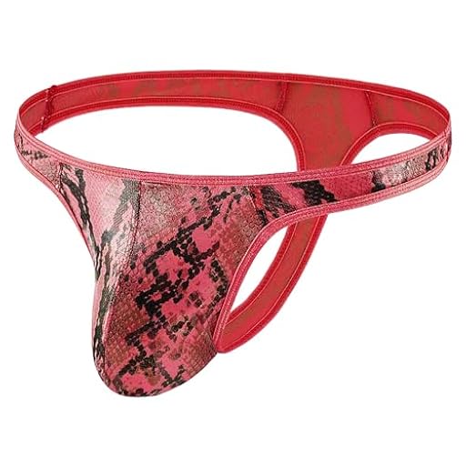 Generisch Calzoncillos bóxer para hombre Tendencia Luminosa Tanga Ropa Interior Cintura Baja Seda Hielo Flaco Club Nocturno Transparente, rojo, XL | Ya disponible en tu tienda friki favorita! En mundofriki.es!
