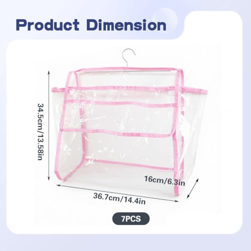 Lot de 7 organiseurs de valise avec crochets – vue 2