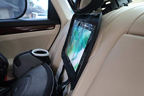Image of Tablet Holder for Rear and Forward Facing Children. Slim, Lightweight and Perfect for When Using A Rear Facing Mirror.