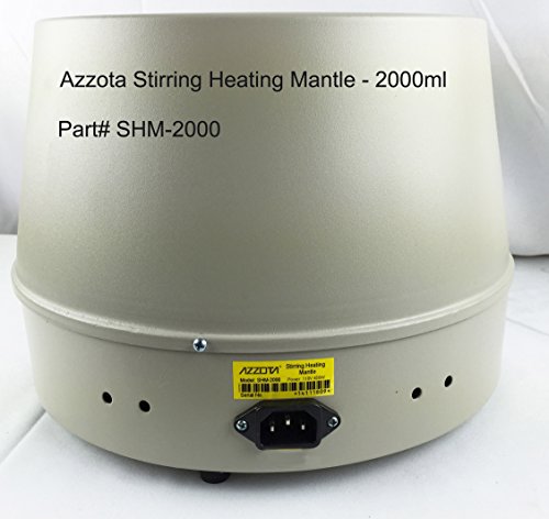 Azzota Shm-2000, Stirring Heating Mantle - 2000Ml, 450W, 0 To 1400Rpm, Maximum Temperature 380C (716F) #TOP3