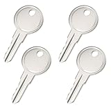 4 PCS UPVC Window Key Universal Window Handle Keys Durable UPVC Lock Key Compatible with Securistyle Windows Lock Replaceable Spare Keys